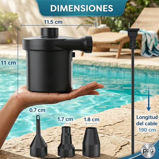 TurboAir Pro-Inflador - Inflado Rápido en Segundos ⚡