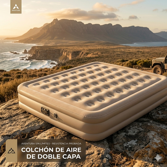 Cama Inflable Premium 2 Personas – Cómoda, Resistente y Fácil de Inflar